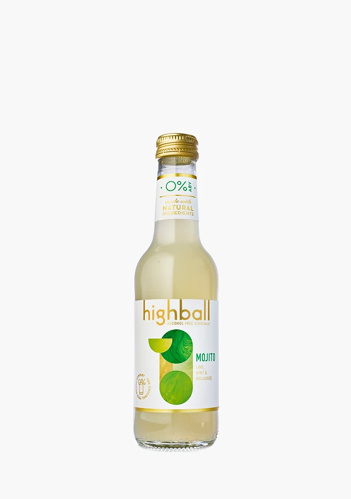 Highball Mojito Alcohol-Free Cocktail 3 Highball Mojito Alcohol-Free Cocktail