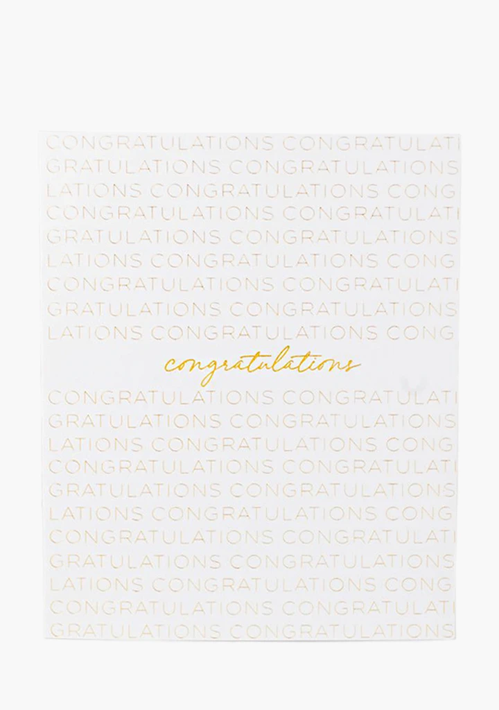 Wrinkle & Crease Card - Congratulations 3 Wrinkle & Crease Card - Congratulations