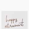Wrinkle & Crease Card - Happy Retirement
