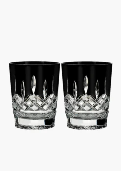 WWRD Lismore Black Tumbler Pair