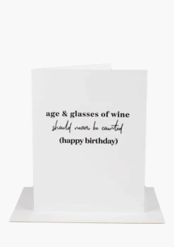 Wrinkle & Crease Card - Age & Wine