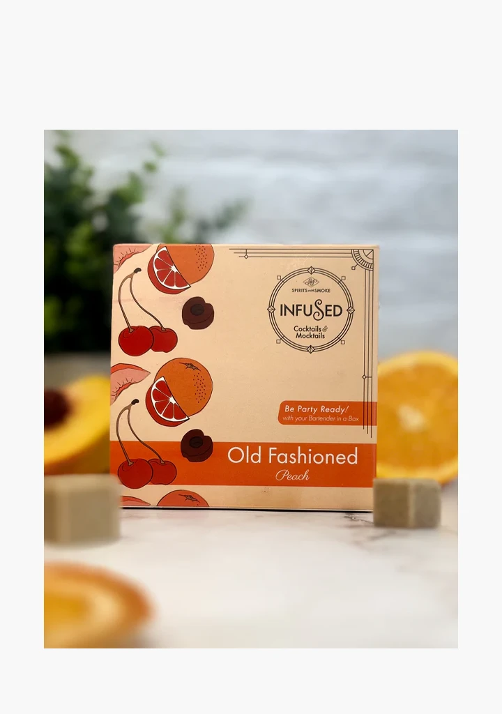 Spirits With Smoke Infused Peach Old Fashioned 3 Spirits With Smoke Infused Peach Old Fashioned