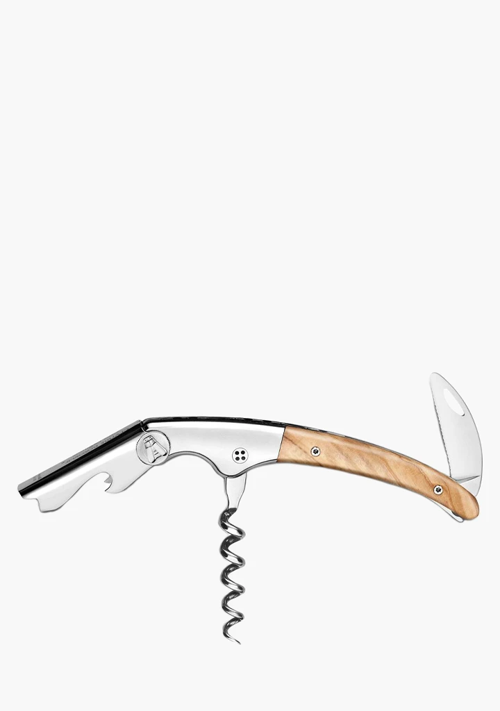 Laguiole Claude Dozorme Olive Wood Handle Corkscrew 3 Laguiole Claude Dozorme Olive Wood Handle Corkscrew