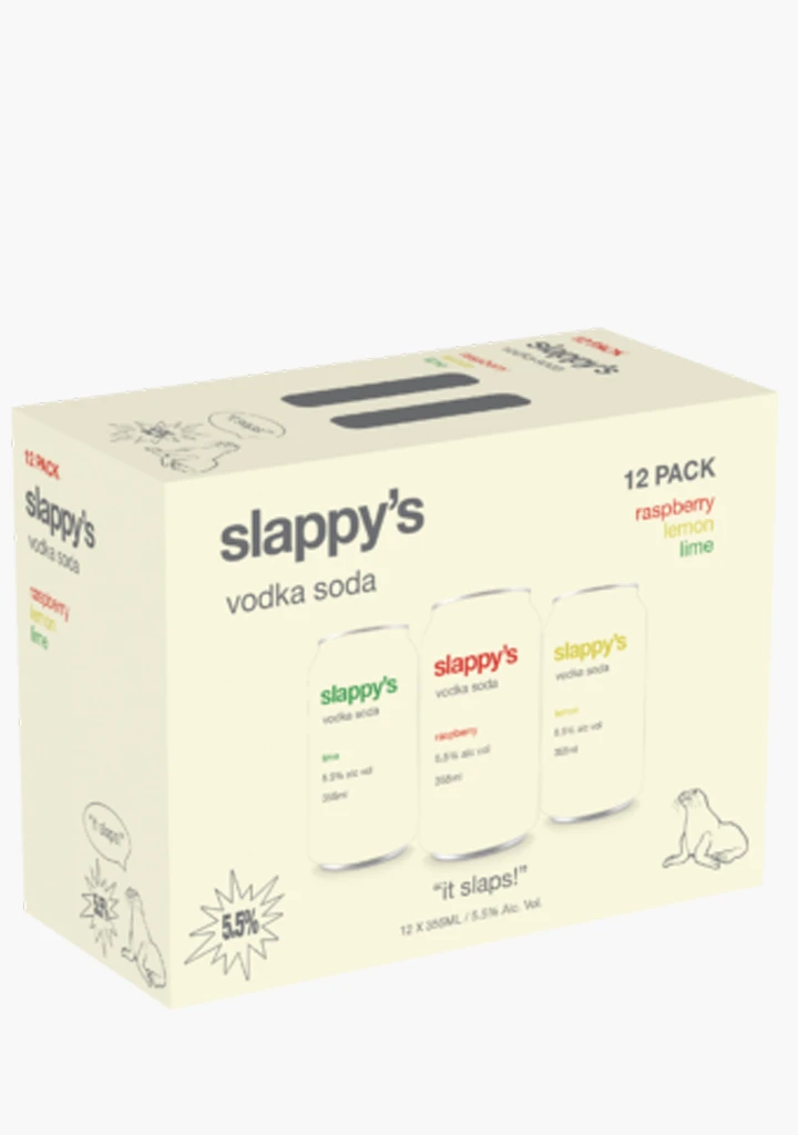 Slappy's Vodka Soda Mixer - 12x355ML 3 Slappy's Vodka Soda Mixer - 12x355ML