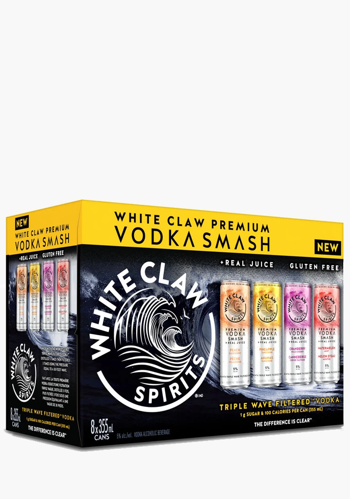 White Claw Vodka Smash Mix Pack - 8x355ML 3 White Claw Vodka Smash Mix Pack - 8x355ML