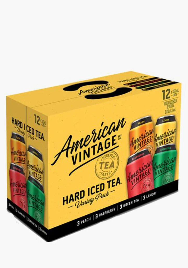 American Vintage Hard Iced Tea Variety Pack - 12x355ML 3 American Vintage Hard Iced Tea Variety Pack - 12x355ML