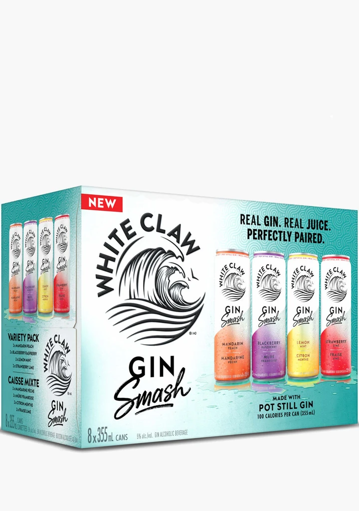 White Claw Gin Smash Mixer - 8x355ML 3 White Claw Gin Smash Mixer - 8x355ML