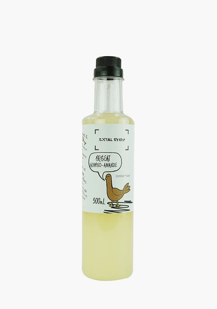 Social Syrup Orgeat Almond Cordial Syrup 3 Social Syrup Orgeat Almond Cordial Syrup