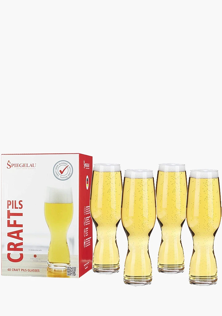 Spiegelau Craft Pilsner Beer Glasses - 4 Pack 3 Spiegelau Craft Pilsner Beer Glasses - 4 Pack