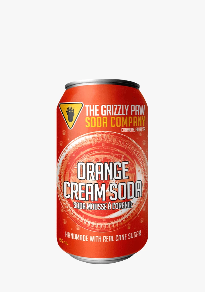 Grizzly Paw Orange Cream Soda - 4 X 355ML 3 Grizzly Paw Orange Cream Soda - 4 X 355ML