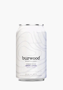 Burwood Grape Lemon Vodka Soda- 6 X 355ML
