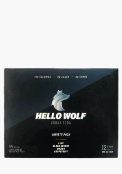 Hello Wolf Vodka Soda Variety Pack - 12 X 355ML