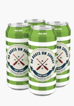No Boats On Sunday Pear - 4 X 473ML