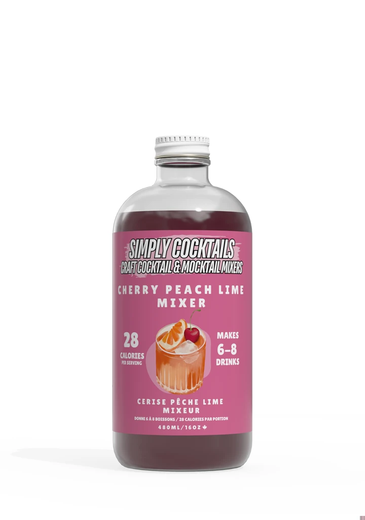 Simply Cocktails 'Cherry Peach Lime' Mixer 3 Simply Cocktails 'Cherry Peach Lime' Mixer