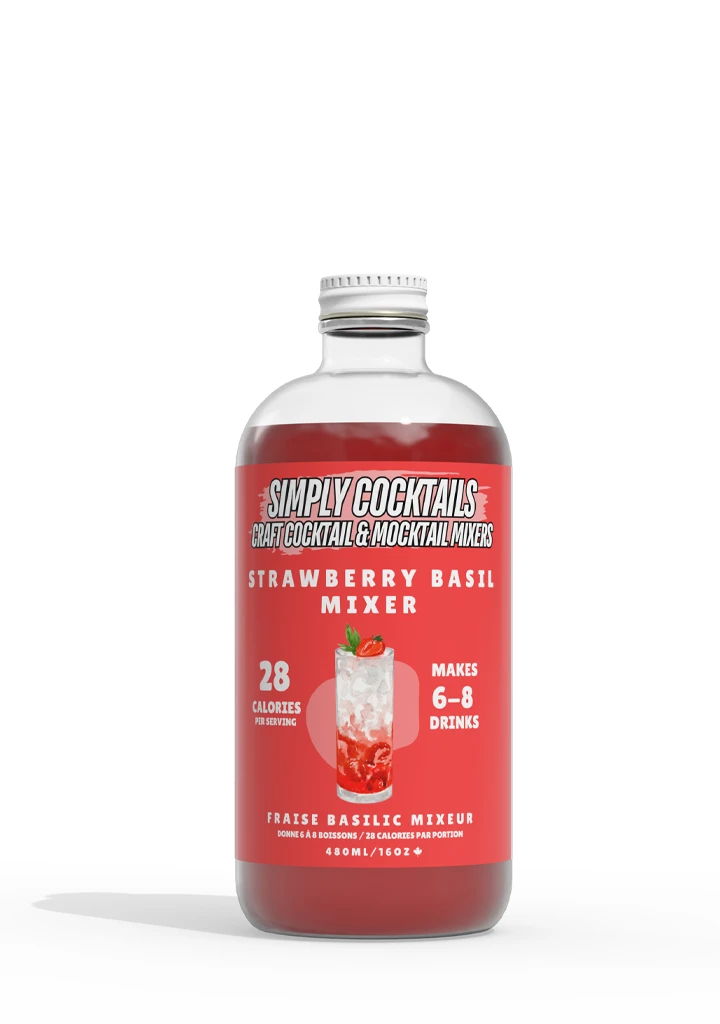 Simply Cocktails 'Strawberry Basil' Mixer 3 Simply Cocktails 'Strawberry Basil' Mixer