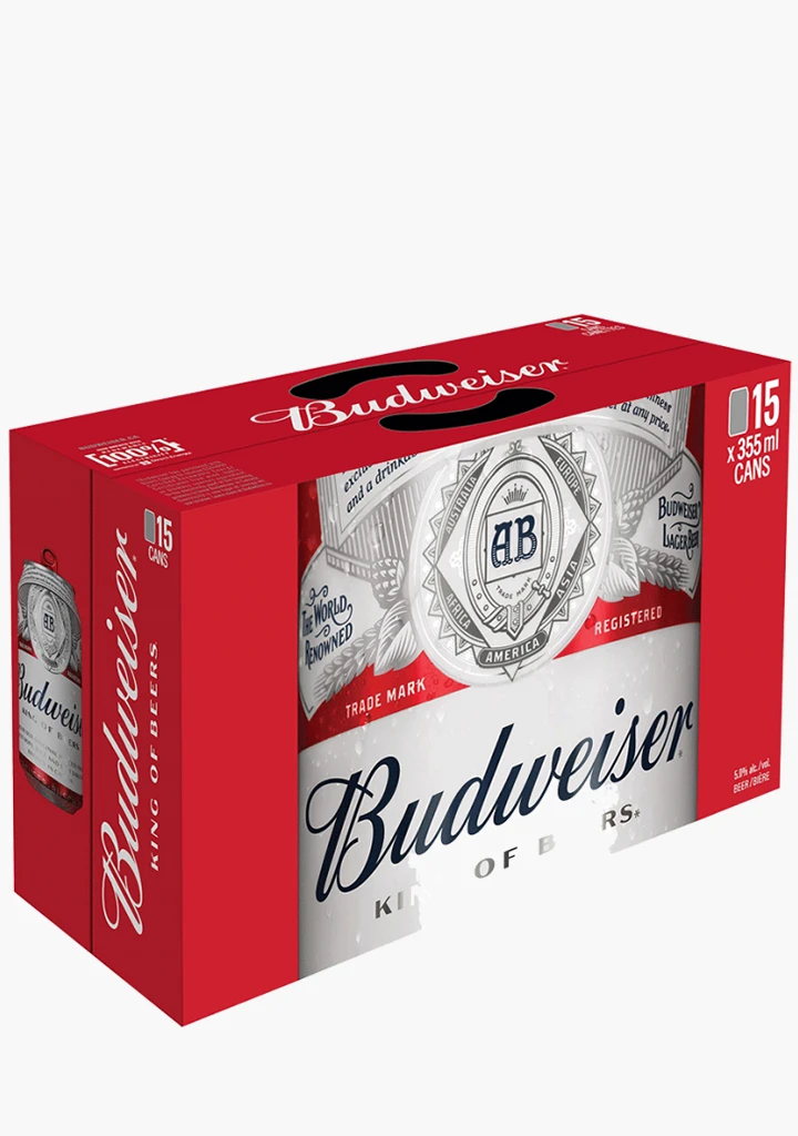 Budweiser - 15 X 355ML 3 Budweiser - 15 X 355ML