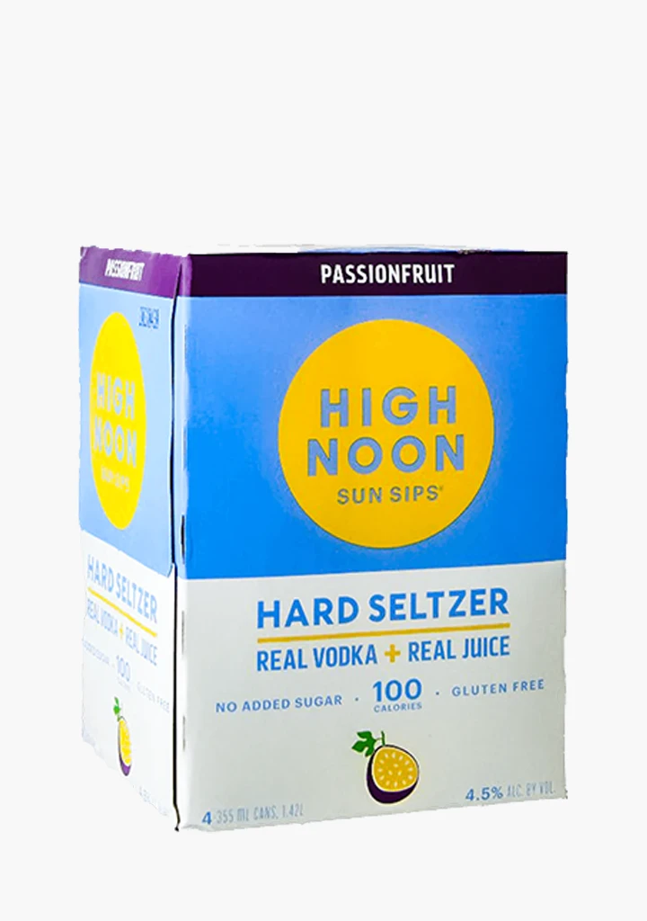High Noon Passionfruit - 4 X 355ML 3 High Noon Passionfruit - 4 X 355ML