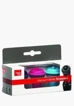 Vacu Vin Wine Saver Vacuum Stoppers - Set Of 3